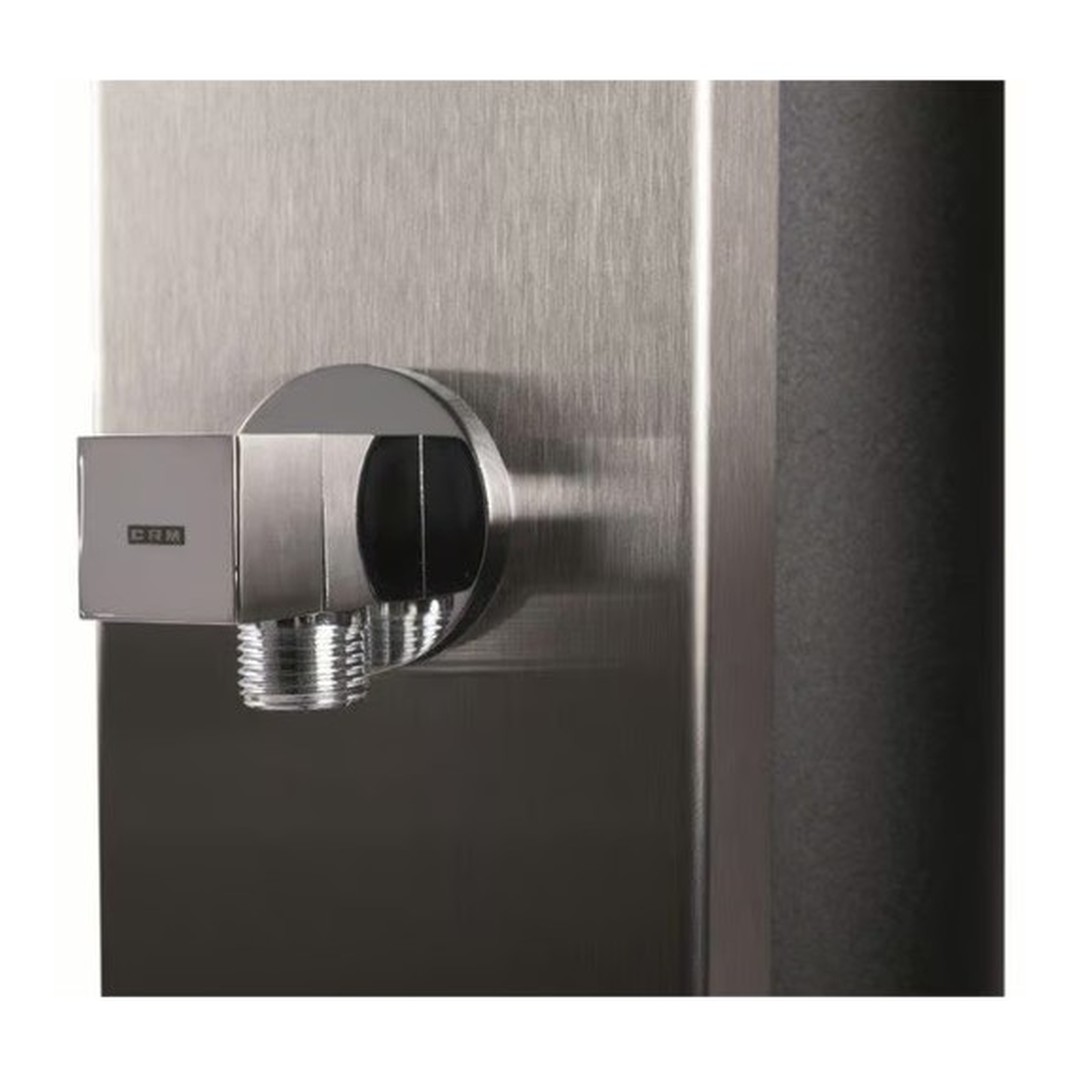 Solární sprcha 40L - Nerezové čelo - S oplachem nohou 2