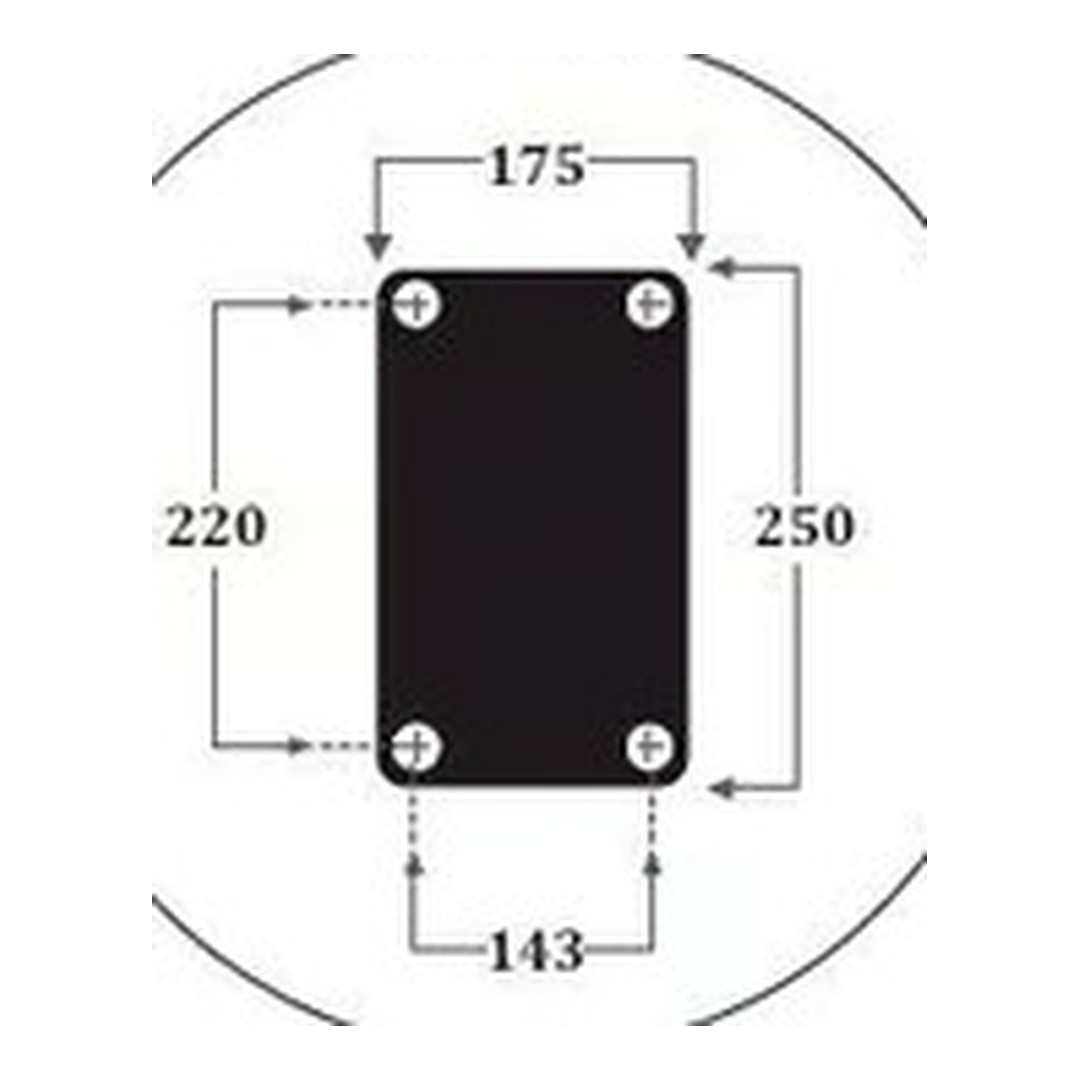 Solární sprcha 40L - Nerezové čelo - S oplachem nohou 5