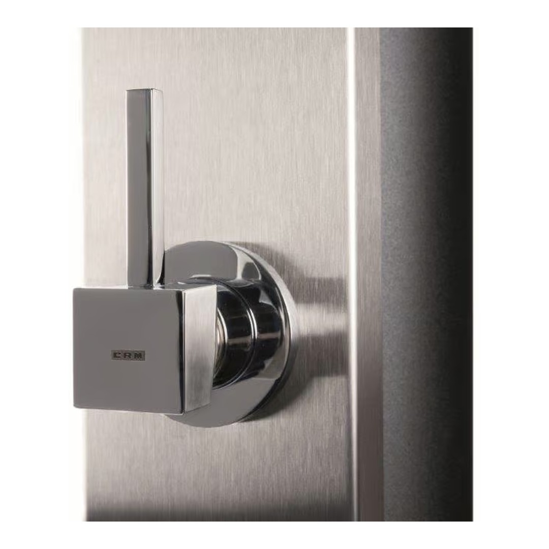 Solární sprcha 40L - Nerezové čelo - S oplachem nohou 6