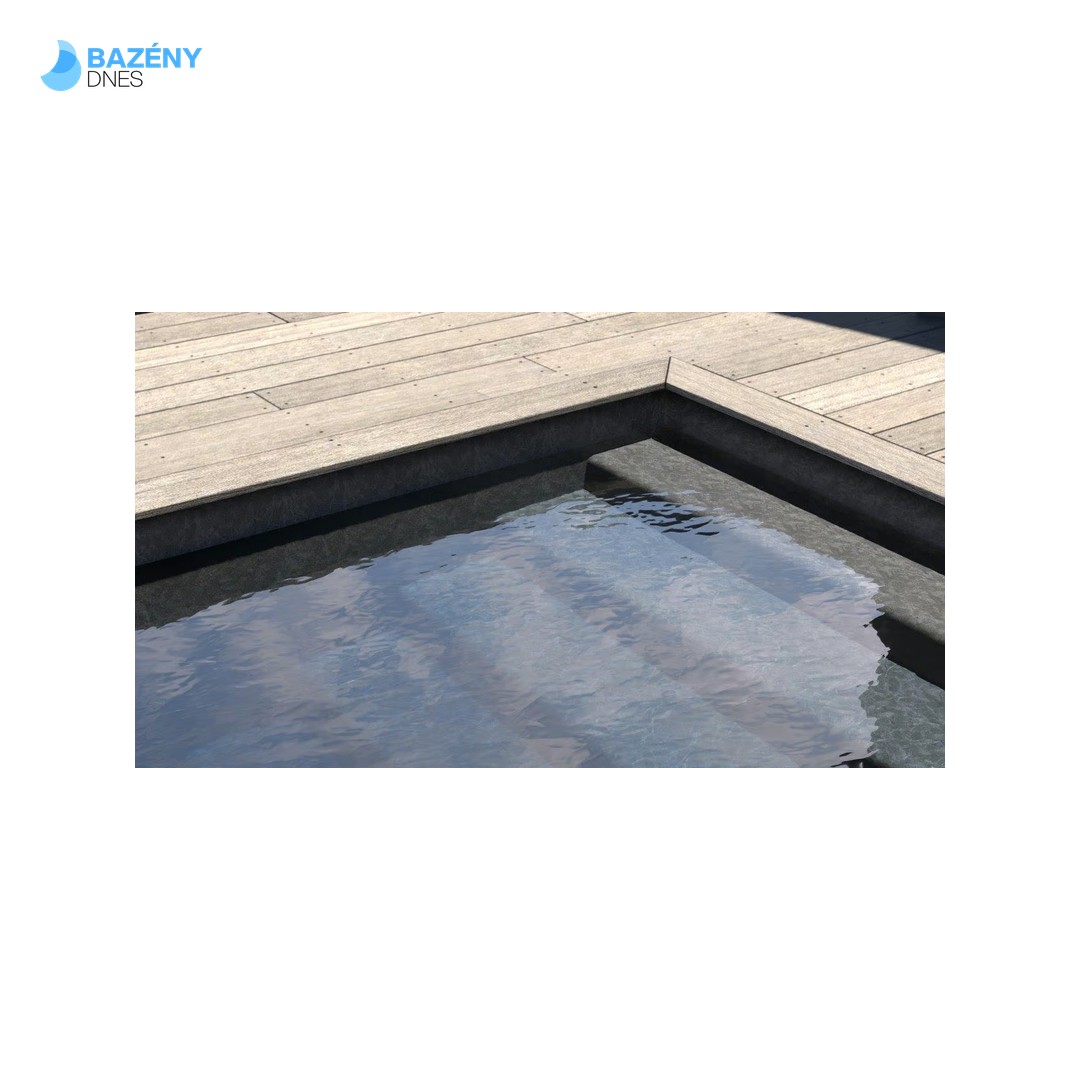 Aquasense - AS - 3D Black Marmor; 1, 65m šíře, 1, 6mm, metráž