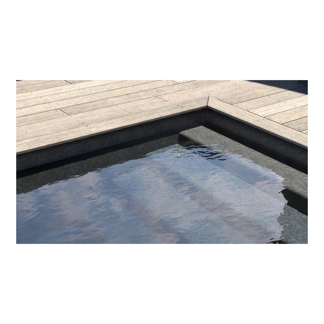 Aquasense - AS - 3D Black Marmor; 1, 65m šíře, 1, 6mm, metráž 3