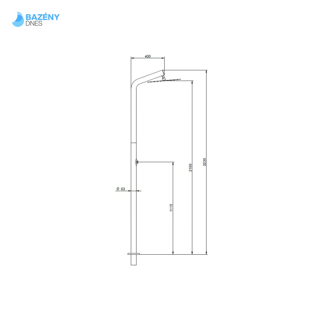 Sprcha ORANA - AISI304 2