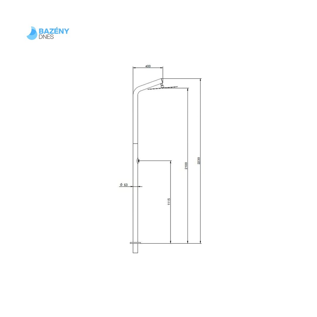 Sprcha ORANA - AISI304 2