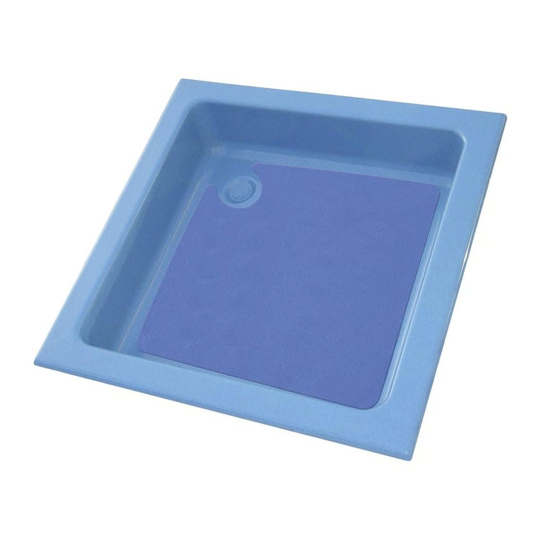 Sprchová vanička 90x90 cm, modrá/modrá