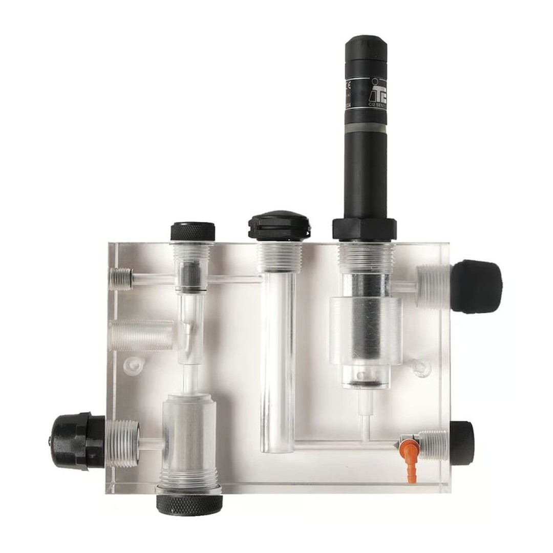 Panel pro měření volného chlóru s ampérometrickou sondou