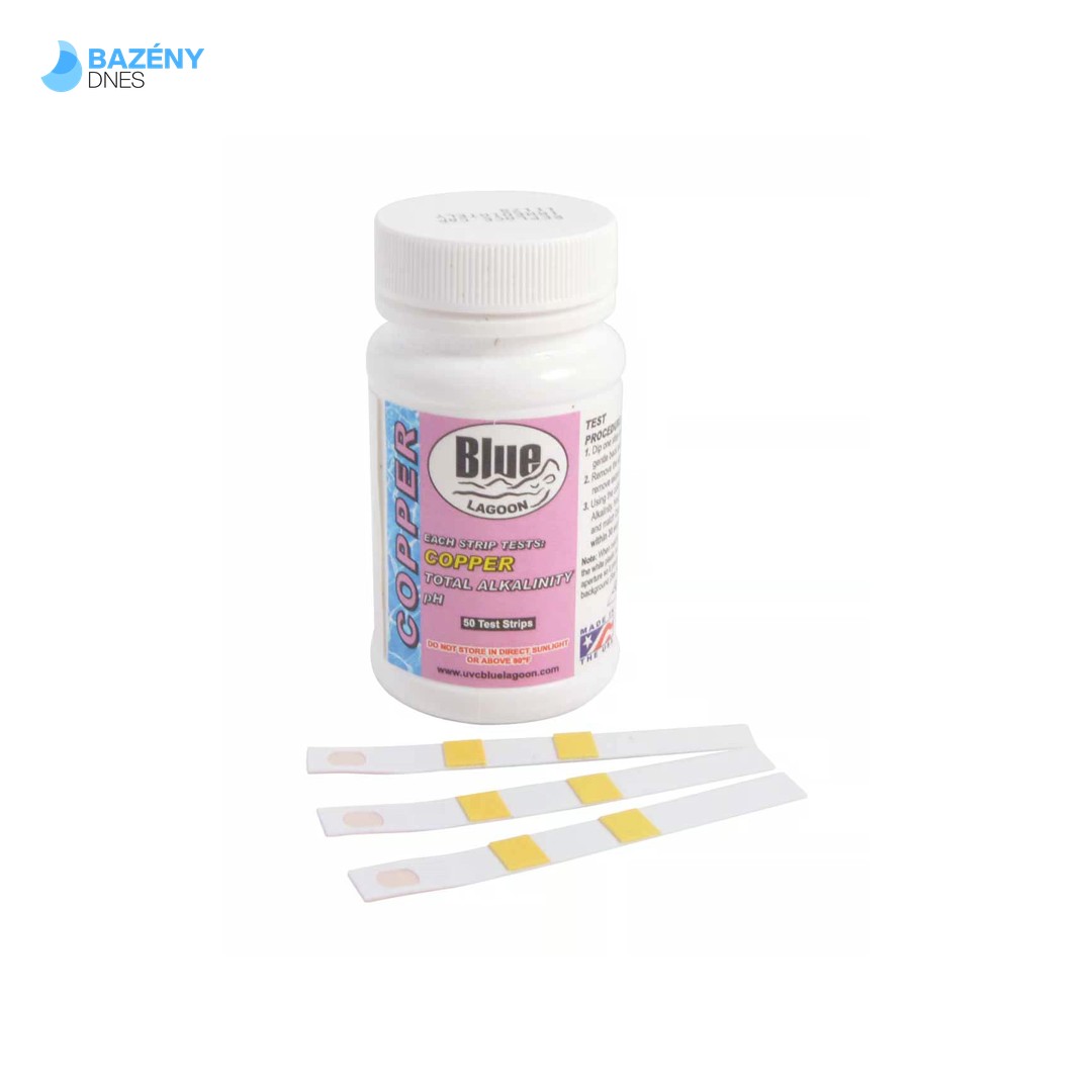 Testovací proužky Blue Lagoon na Cu