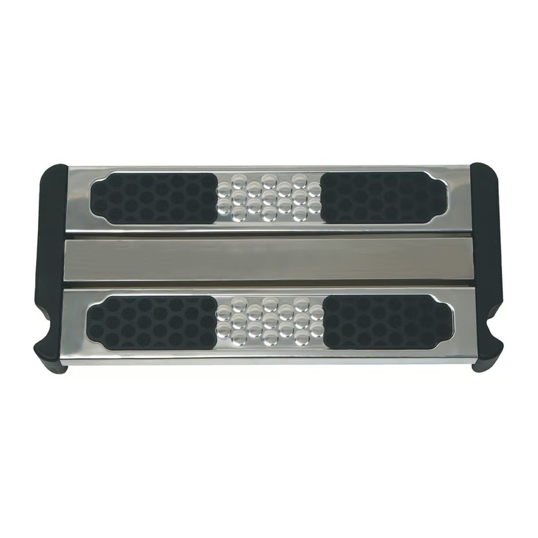 Rozšířený (dvojitý) stupeň pro žebřík - NEREZ AISI 316