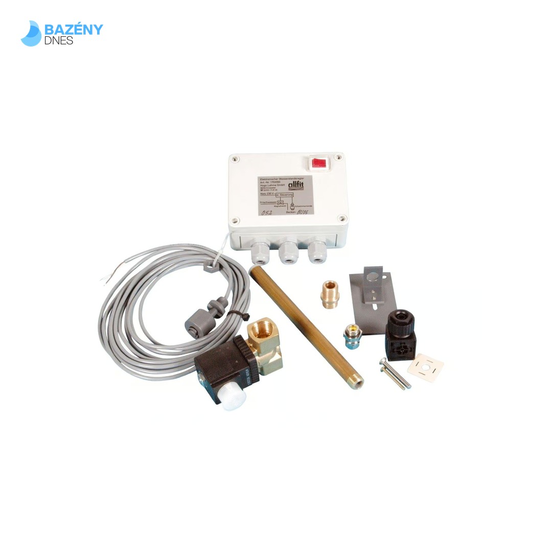 Hlídání hladiny Hugo Lahme - dopouštění vody – s el. mag. ventilem