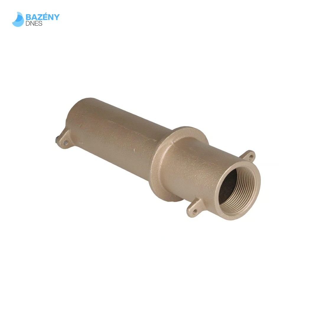 Průchod stěnou pro keramické bazény – 11/2“ x 11/2“, délka 240 mm.