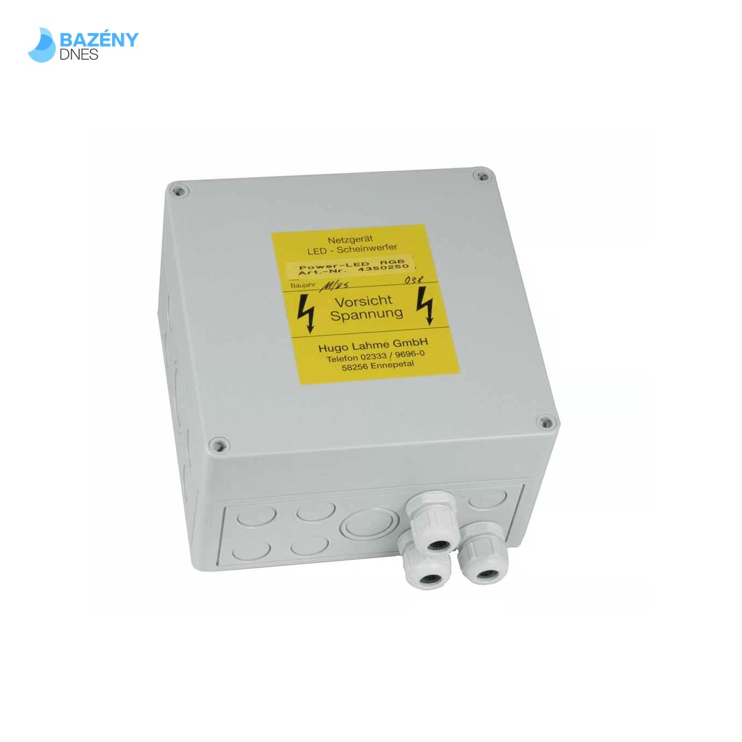 Hlavní zdroj a řídící jednotka pro 2 RGB LED světla Hugo Lahme (24VDC/LED 3.0)