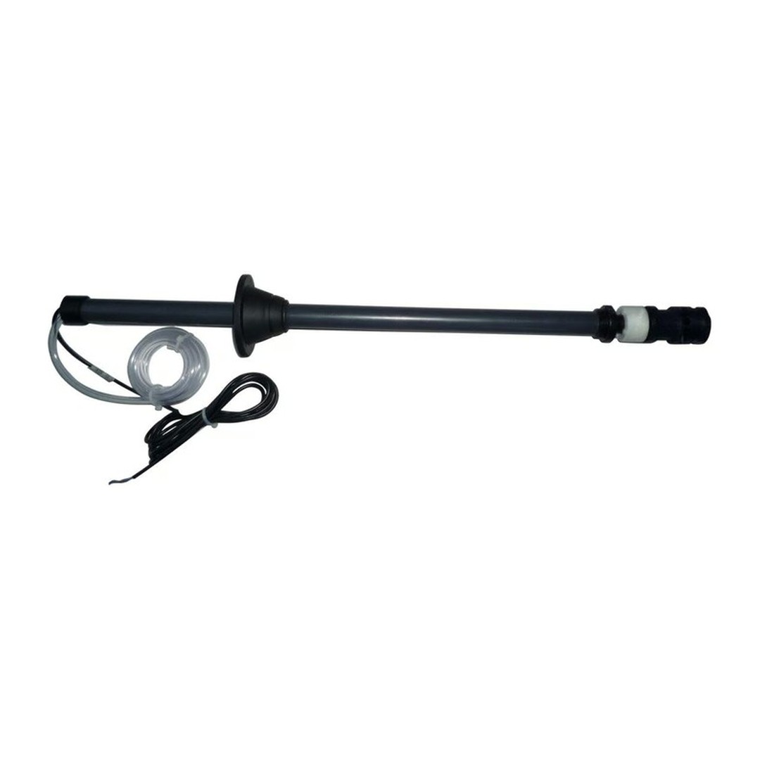 Hlídání hladiny chemikálie v nádobě včetně sacího koše