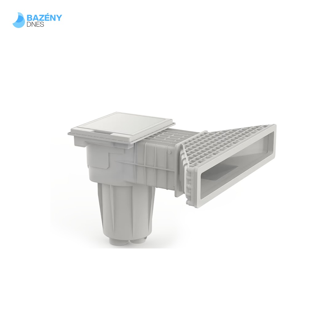 Skimmer X600 - PRO, pro fólie, s mosaznými zástřiky - bílý